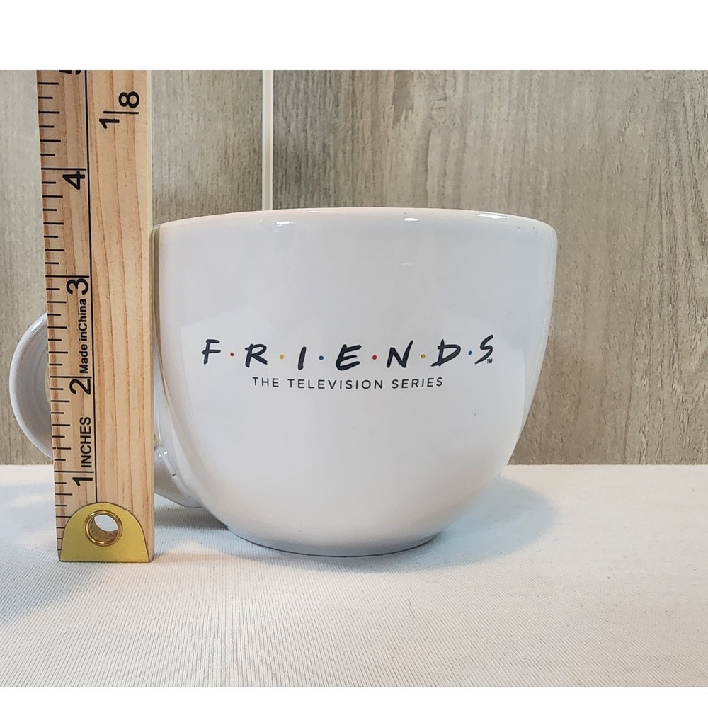 Friends Central Perk Coffee Mug 24oz White Ceramic Oversized Soup Cup - Picture 3 of 6